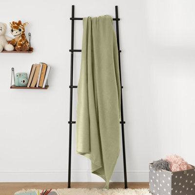 OHS Wholesale 10 X Plain Fleece Blanket Sofa Throw Joblot