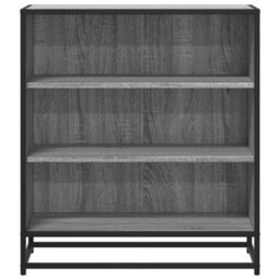 Berkfield Sideboard Grey Sonoma 68X35X76 Cm Engineered Wood And Metal - thumbnail 4