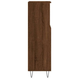 Walplus Bathroom Cabinet Brown Oak 30X30X100 Cm Engineered Wood - thumbnail 7