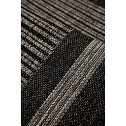 Melrose County Flatweave Black Bordered Indoor Non-Slip Area Rug 060/110Cm - thumbnail 3