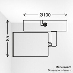 Briloner Chrome Metal Gu10 Wall Spotlight Adjustable Ip44 Max 9W - thumbnail 7