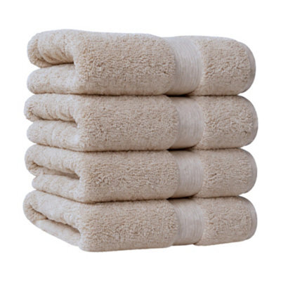 Aten Homeware Cafe Egyptian Cotton Bath Hand Towels - 40X70Cm - 4 Pack - image 1