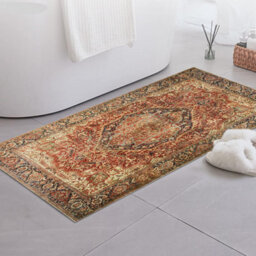 Ameha Anti Slip Cashmere Majestic Modern Kitchen Floor Mats Small 40X60 Cm Rugs For Bedside Small Mats - thumbnail 1