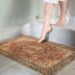 Ameha Anti Slip Cashmere Majestic Modern Kitchen Floor Mats Small 40X60 Cm Rugs For Bedside Small Mats - thumbnail 3