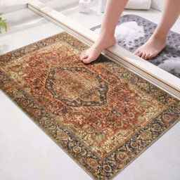 Ameha Anti Slip Cashmere Majestic Modern Kitchen Floor Mats Small 40X60 Cm Rugs For Bedside Small Mats - thumbnail 8