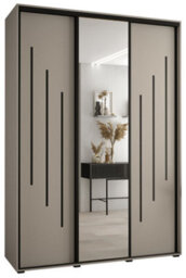 Arte Elegant Dakota Ix Sliding Door Wardrobe 1700mm - Stylish Storage With Mirrored Door, Hanging Rails, And Shelves H2350mm D600mm - thumbnail 1