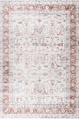The Rugs Montana Rose Traditional Area Rug And Runner Soft Durable Pet Friendly Easy To Clean Living Room Bedroom 4070Rs - image 1