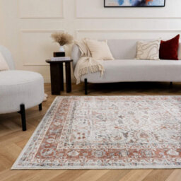 The Rugs Montana Rose Traditional Area Rug And Runner Soft Durable Pet Friendly Easy To Clean Living Room Bedroom 4070Rs - thumbnail 7