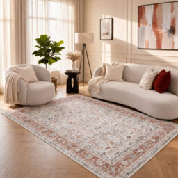 The Rugs Montana Rose Traditional Area Rug And Runner Soft Durable Pet Friendly Easy To Clean Living Room Bedroom 4070Rs - thumbnail 6