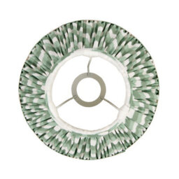 Loops Elegant Cotswold Green 2 Pack 25Cm Tapered Cylinder Lamp Shades - thumbnail 4