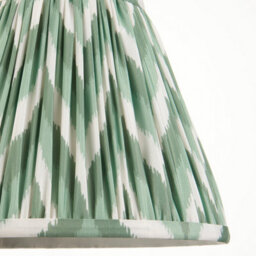 Loops Elegant Cotswold Green 2 Pack 25Cm Tapered Cylinder Lamp Shades - thumbnail 3