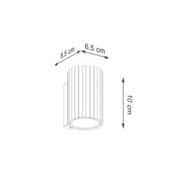 Luminosa Lighting Luminosa Karbon Flush Wall Uplighter Taupe 1X Gu10 - thumbnail 8