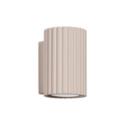 Luminosa Lighting Luminosa Karbon Flush Wall Uplighter Taupe 1X Gu10 - thumbnail 1