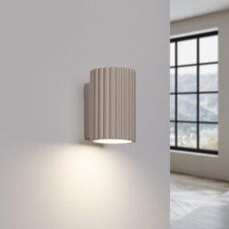 Luminosa Lighting Luminosa Karbon Flush Wall Uplighter Taupe 1X Gu10 - thumbnail 3