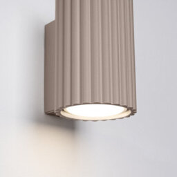 Luminosa Lighting Luminosa Karbon Flush Wall Uplighter Taupe 1X Gu10 - thumbnail 5
