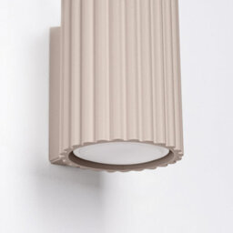 Luminosa Lighting Luminosa Karbon Flush Wall Uplighter Taupe 1X Gu10 - thumbnail 6