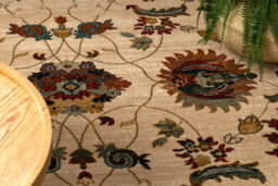 RugsX Wool Carpet Omega Latica Flowers Cream 200X300 Cm - thumbnail 5