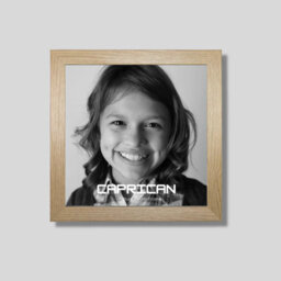 Oak Picture Frame Photo Frame Perspex Sheet For Wall Or Table, Landscape Portrait Orientation 12.7 X 12.7 Cm (5 X 5 Inch) - thumbnail 1