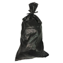 120 X Yuzet Black Woven Polypropylene Sandbags Sacks Sand Bags Uv Proof - thumbnail 1