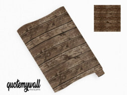 Quote My Wall Quotemywall Dark Mahogany Wood Furniture Vinyl Wrap For Furniture & Kitchen Worktops - thumbnail 2