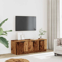Berkfield Tv Cabinet Old Wood 102X35X36.5 Cm Engineered Wood - thumbnail 3