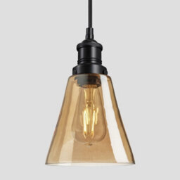 Industville Brooklyn Dome Pendant, 8 Inch, Brass, Brass Holder - thumbnail 2