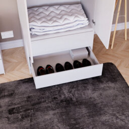 Lassic Vida Designs Denver 2 Door Wardrobe With Drawers, White (2) - thumbnail 6