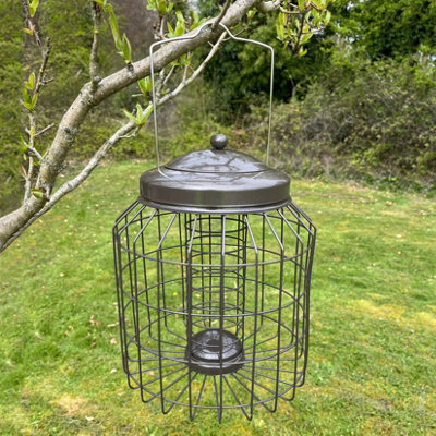 Selections Heavy Duty Squirrel Proof Hanging Bird Suet Fat Ball Feeder Cage - image 1