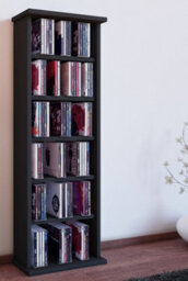 Vcm Wood Cd Dvd Stand Shelf Cabinet Vostan - thumbnail 3