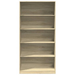 Berkfield Wardrobe Sonoma Oak 100X50X200 Cm Engineered Wood - thumbnail 4