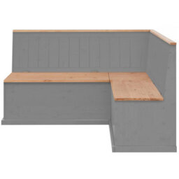 Dorel Home Sara Kitchen Corner Bench S In Grey Wax - thumbnail 3