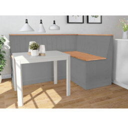 Dorel Home Sara Kitchen Corner Bench S In Grey Wax - thumbnail 2