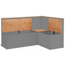 Dorel Home Sara Kitchen Corner Bench S In Grey Wax - thumbnail 4