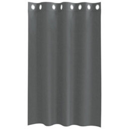 Berkfield Voile Curtains With Grommets 2 Pcs Dark Grey 140X175 Cm - thumbnail 4