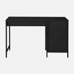 Sweeek - Children's Desk In Laminated Steel With 1 Drawer Black L 120 X D 50 X H 75 Cm - thumbnail 4