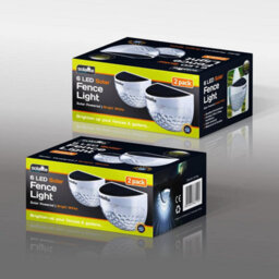 2 Semi-Circle Solar-Powered Fence Lights, Waterproof Led Sensor Lamps For Pathways And Decks - thumbnail 7
