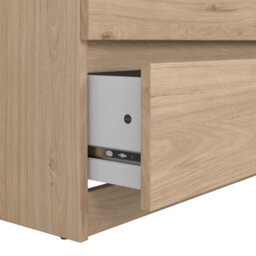 Wyld Haus Budapest Wide Chest Of Drawers In Natural Oak Effect, 6 Drawers - thumbnail 6
