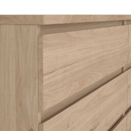 Wyld Haus Budapest Wide Chest Of Drawers In Natural Oak Effect, 6 Drawers - thumbnail 7