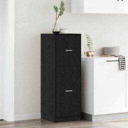 Walplus Apothecary Cabinet Black Oak 40 X 41 X 118 Cm Engineered Wood - thumbnail 1