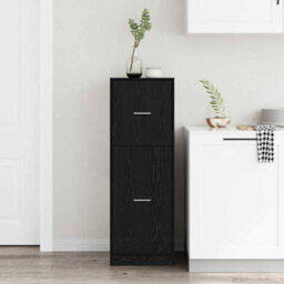 Walplus Apothecary Cabinet Black Oak 40 X 41 X 118 Cm Engineered Wood - thumbnail 4