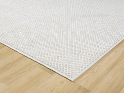 Avior Washable Mottle Living Room Area Rug - Loop Pile Pebble Design Cream 60Cm X 220Cm - thumbnail 5