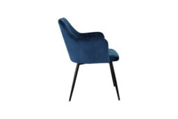 Outdoor Living (NW) Ltd San Diego Marble Top Dining Table With Charlotte Velvet Chairs - Blue - thumbnail 8