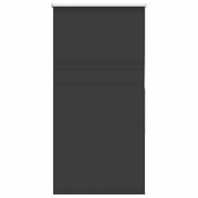 Berkfield Durable Roller Blind Blackout Black 70X150 Cm Fabric Width 65.7 Cm Polyester