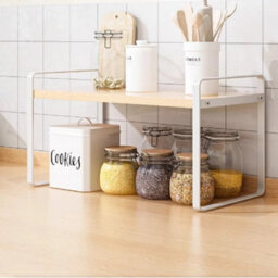 1 Desktop Bookcase Storage Shelf Organizer Display Shelf Bookcase Rack White - thumbnail 3