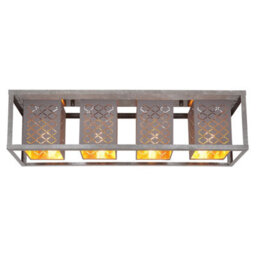 Luminosa Lighting Luminosa Thomas Ceiling Spotlight Bar Silver Colored 4X E27 - thumbnail 3