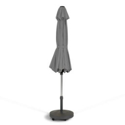 Hayward 3M Premium Hydraulic Garden Parasol With 45Kg Wheeled Base & Cover, Grey Luxury Outdoor Umbrella - thumbnail 7