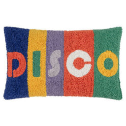 Heya Home Disco Knitted Feather Rich Cushion - thumbnail 1