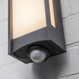 Britalia Br5193002118 Led Anthracite Outdoor Modern Rectangular Flush Wall Light With Pir - 800 Lumen 3000K Warm White - Ip54 - thumbnail 3
