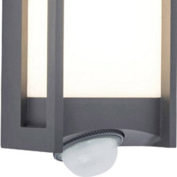 Britalia Br5193002118 Led Anthracite Outdoor Modern Rectangular Flush Wall Light With Pir - 800 Lumen 3000K Warm White - Ip54 - thumbnail 2