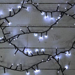Shatchi 750 Cool White Compact Leds Green Cable With 8 Effects Multifunction Auto Memory Christmas - thumbnail 4